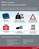 Travelers Winter Driving Survival Kit